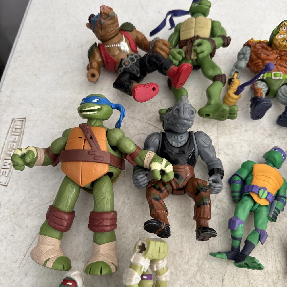 Big TMNT Teenage Mutant Ninja Turtles Action Figure Lot Some VTG - Picture 10 of 11